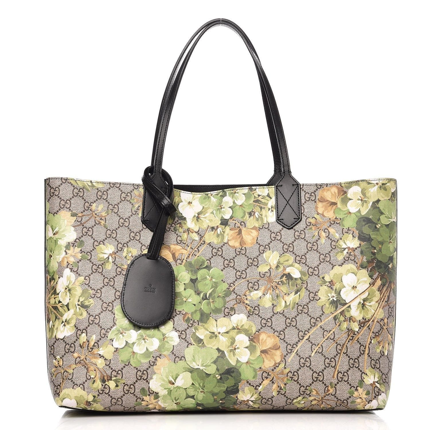 Gvc*1 Svp*me Monogram Blooms Medium Reversible Tote