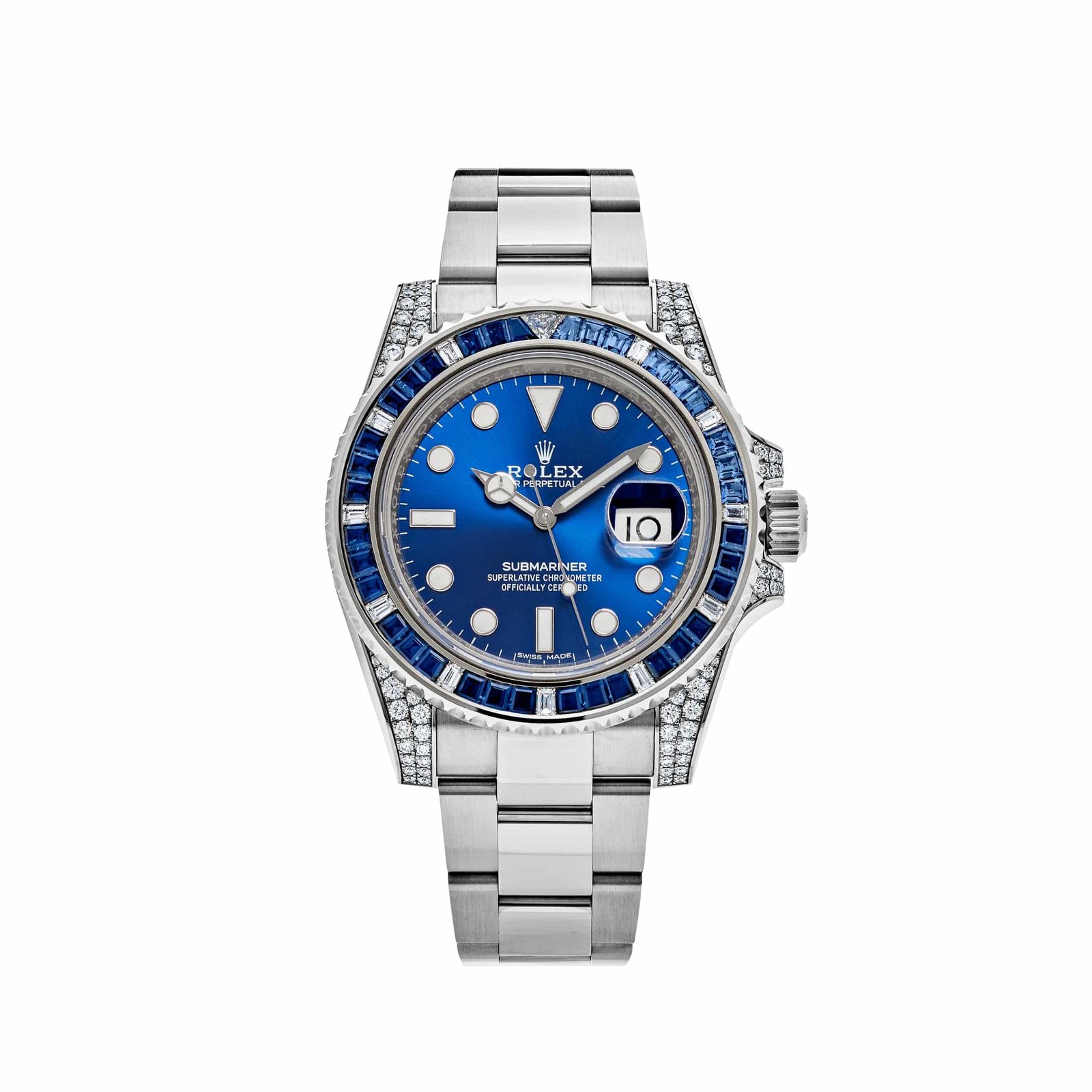 R01ex Submariner Date 116659SABR White Gold Blue Dial Sapphire D1am0nd Bezel (2022)