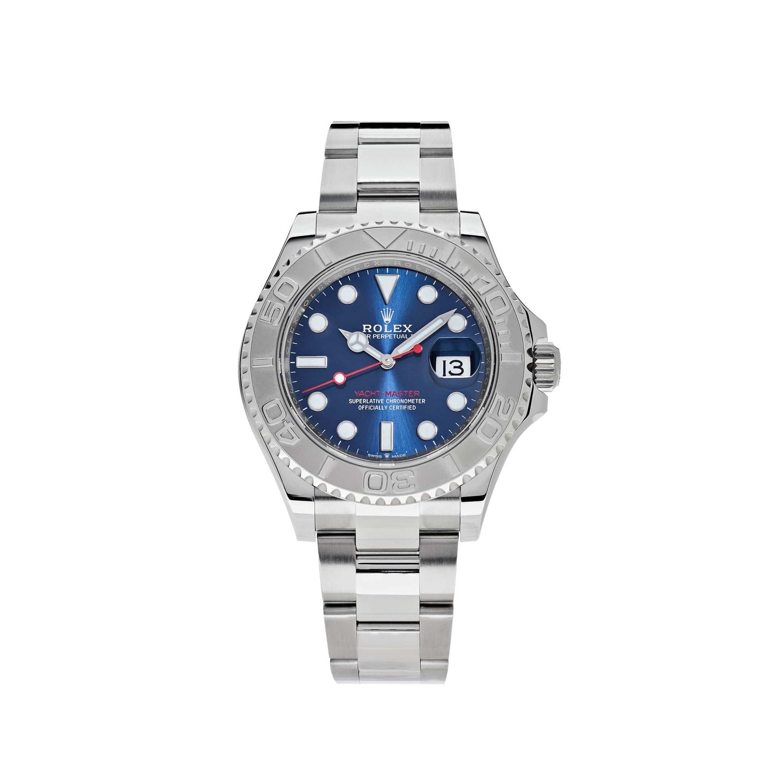 R01ex Yacht-Master 40 126622 Stainless Steel Blue Dial